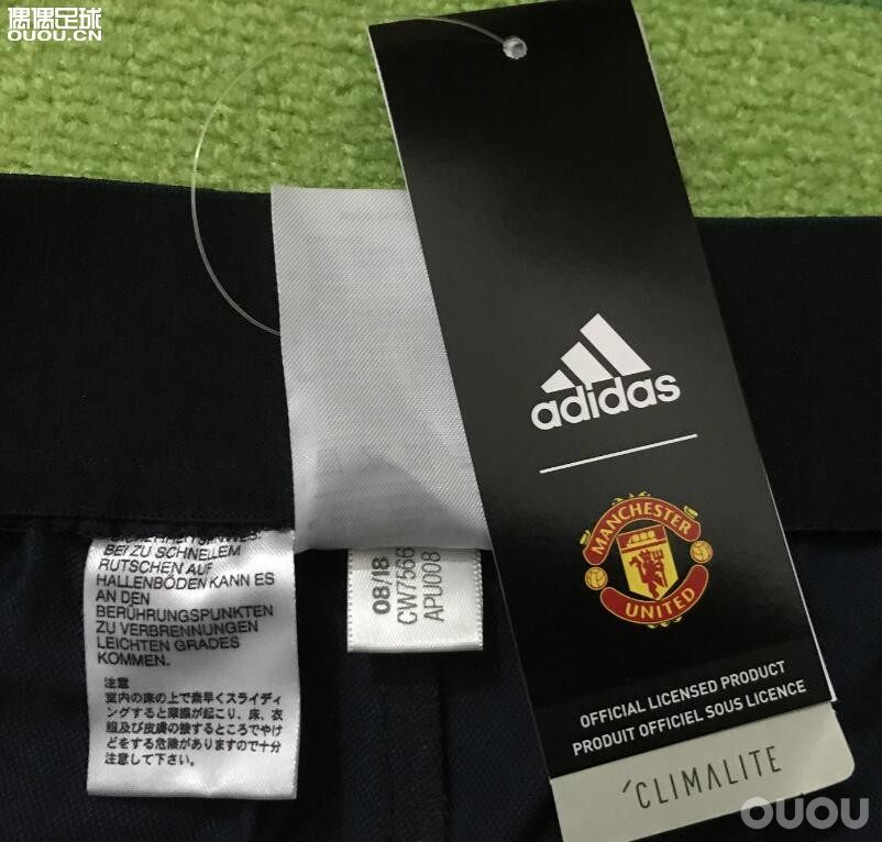 1819赛季曼联欧冠UCL足球梭织训练长裤收腿裤CW7566只有S码